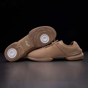 Fuego Split Sole Latte Dance Unisex Shoes Tan Size 9.5 New With Tags/Box